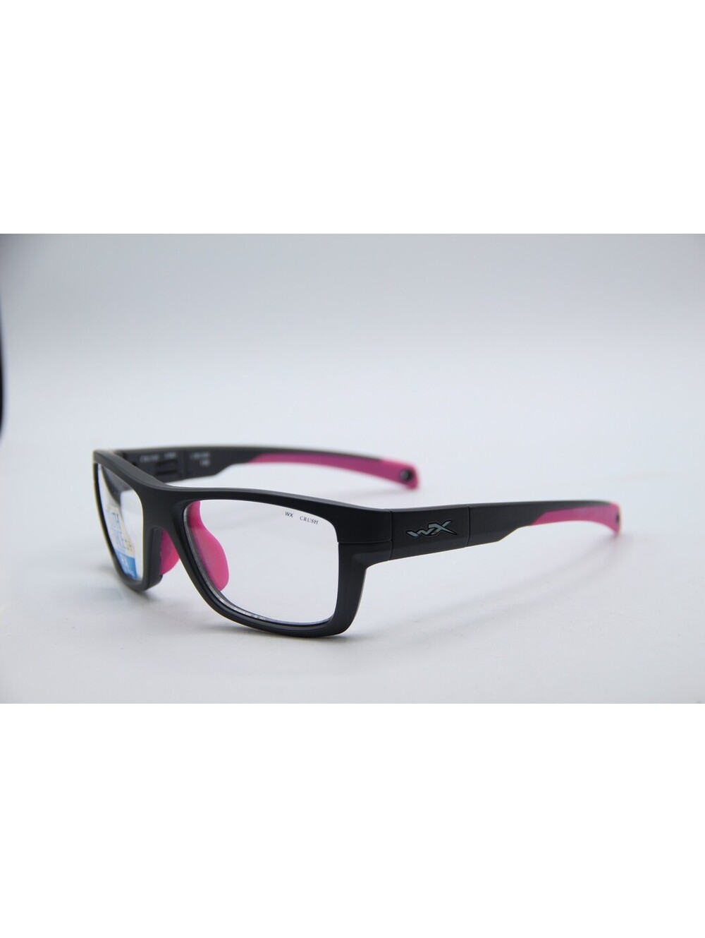 Wiley X Crush 1701 Black Pink Authentic Designer Eyeglasses 52-18